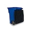 Toter Toter 96 Gal. Trash Can Blue with Quiet Wheels and Lid ANA96 - alternate 8